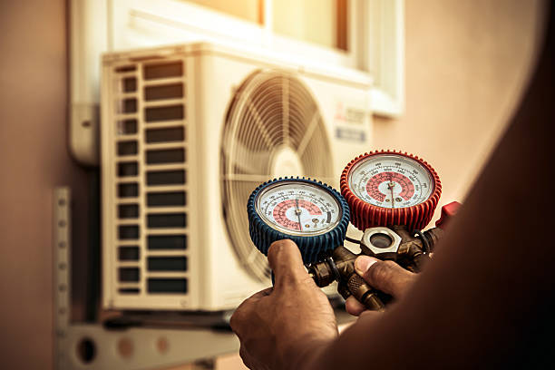 Professional Ductwork Repair technician working in Newfield, NJ